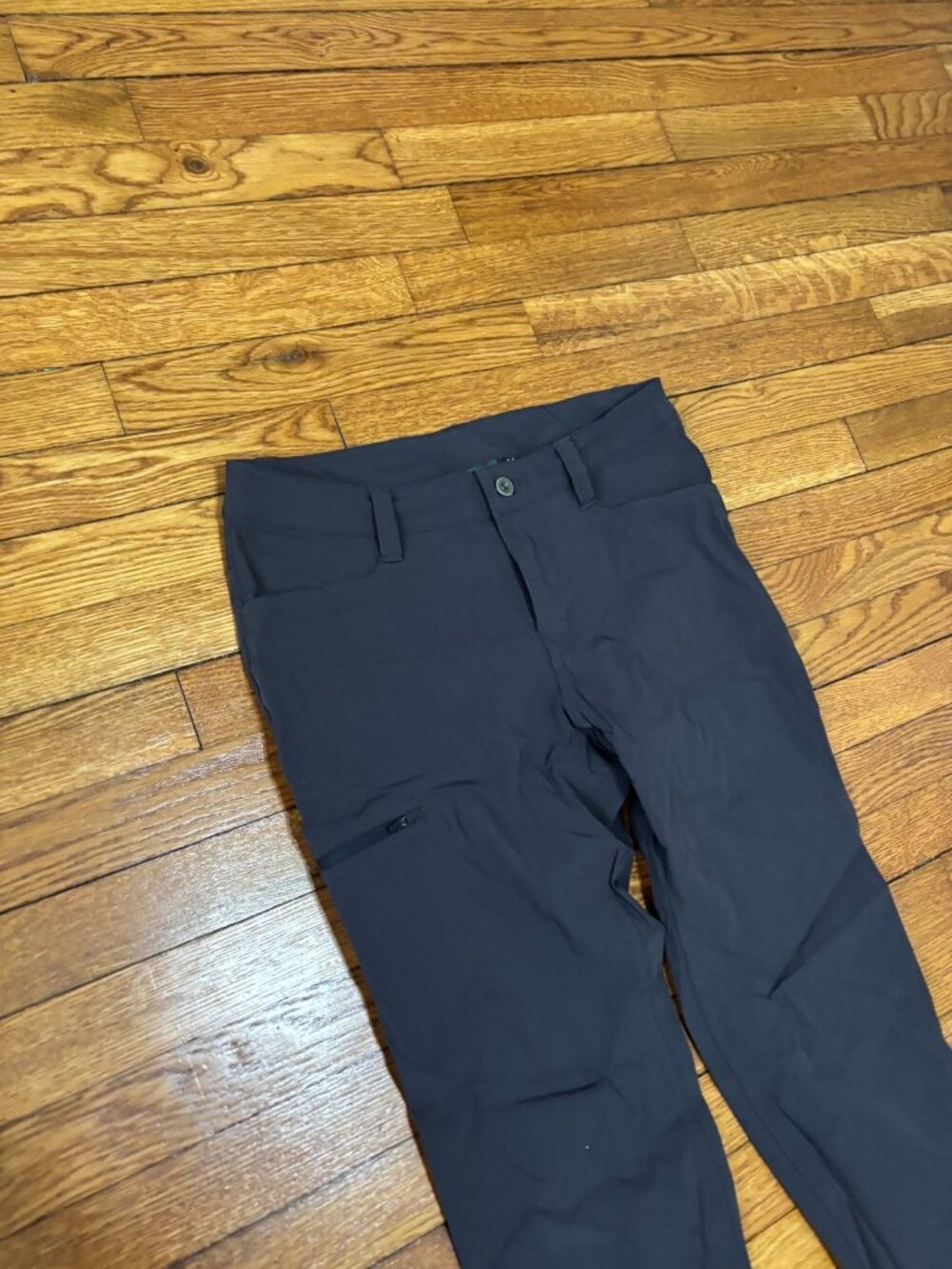 EMS Eastern Mountain Sports Women's Hiking Pants Sz 6p 6 SHORT Gray Lightweight - Picture 2 of 6